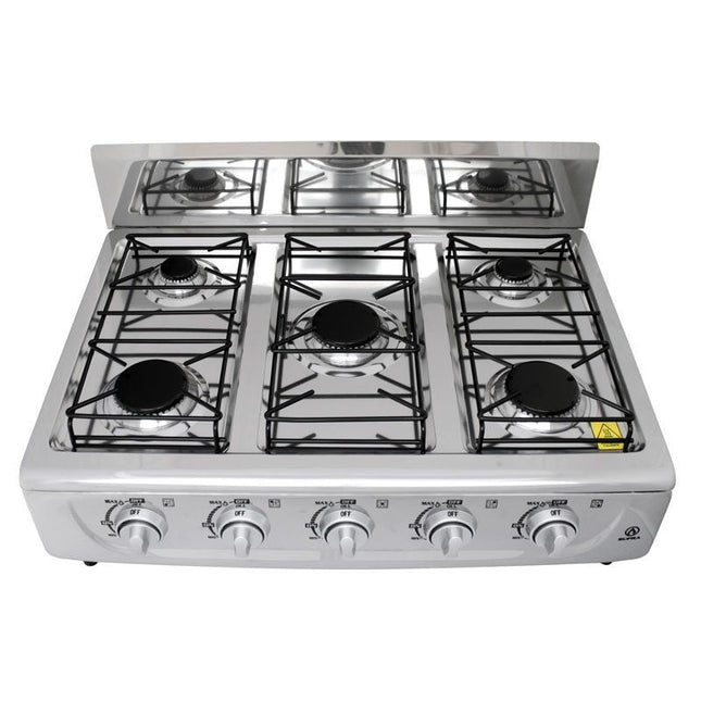 Parrilla de gas Super Flama 5Q-TA de sobreponer con 5 quemadores
