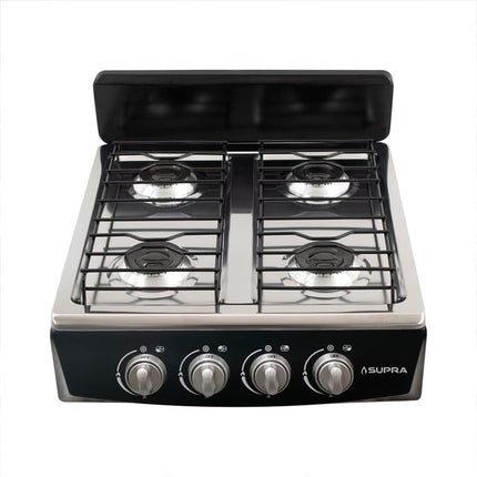 Parrilla a Gas Supra 4Q TITANBLAC 4 Quemadores Titan Black