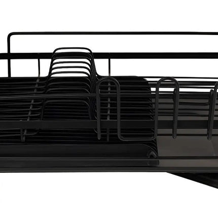 Escurridor de Platos Extensible Vasconia Esencial ES Negro para Tarja