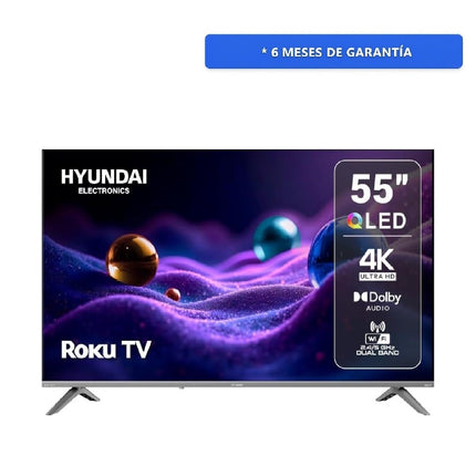 Pantalla Hyundai HYLED5531QR 55" QLED Smart UHD 4K