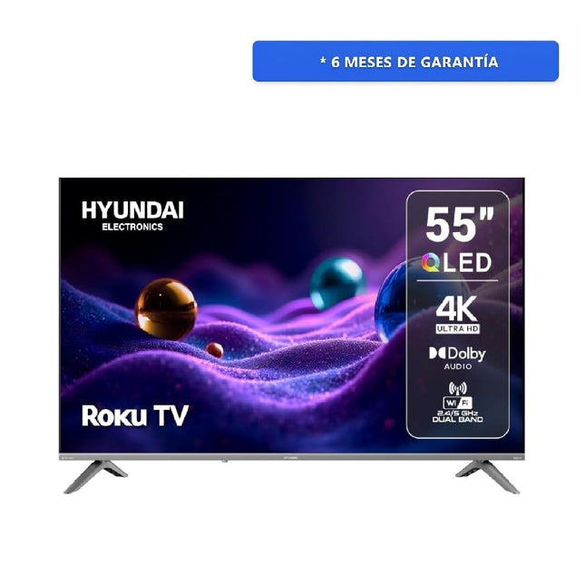 Pantalla Hyundai HYLED5531QR 55" QLED Smart UHD 4K