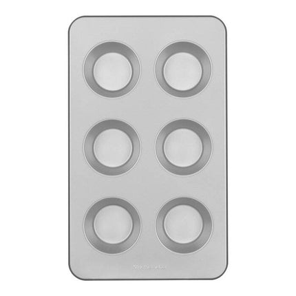 Molde Para Muffins KitchenAid 28107 6 Piezas Con Antiadherente Hechos de Acero