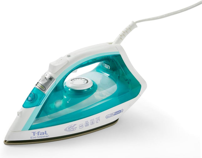 Plancha T-Fal FV1742U0 Eco Master de 1400 W blanca/azul