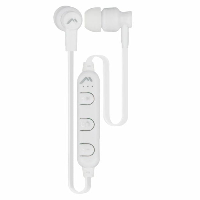 Audífonos  Mitzu MH-9220WH Bluetooth manos libres bateria 2.5h 10 m blanco