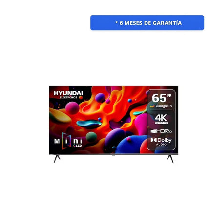 Pantalla Hyundai HYLED6514QMG Mimi QLED 65" Smart TV 4K