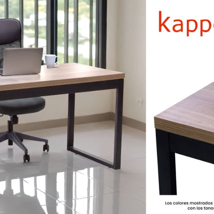 ESCRITORIO KAPPESBERG F120 MU ESC DE 77X120X70CM COLOR CARVALHO MUNIQUE&nbsp;