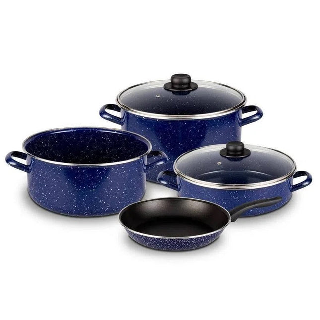 Batería Ekco de Cocina Florencia 28794 Acero esmaltado de 6 Pzs Azul