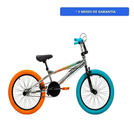 Bicicleta Bmx Mercurio Magnum R20 Color Cromo - Degradado 1v