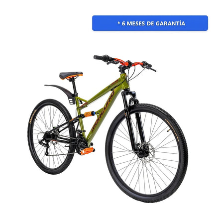 Bicicleta Mercurio Kaizer Dh 21 Velocidades Rodada 29 Color Verde Tamaño Del Cuadro M