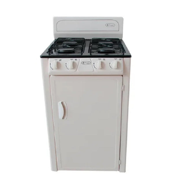 Parrilla de 4 Quemadores con Gabinete Fraga P225 NEG/ALM