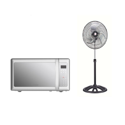 Horno de microondas Winia KOS-63MHSA de 0.7 + Ventilador De Pedestal Mytek 3397 Parrilla/aspas Metal 18''