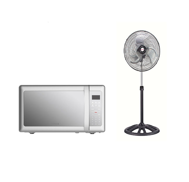 Horno de microondas Winia KOS-63MHSA de 0.7 + Ventilador De Pedestal Mytek 3397 Parrilla/aspas Metal 18''