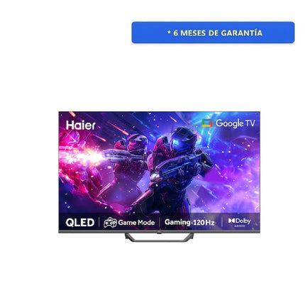 Pantalla Haier H65S80FUX Qled 4k Negro