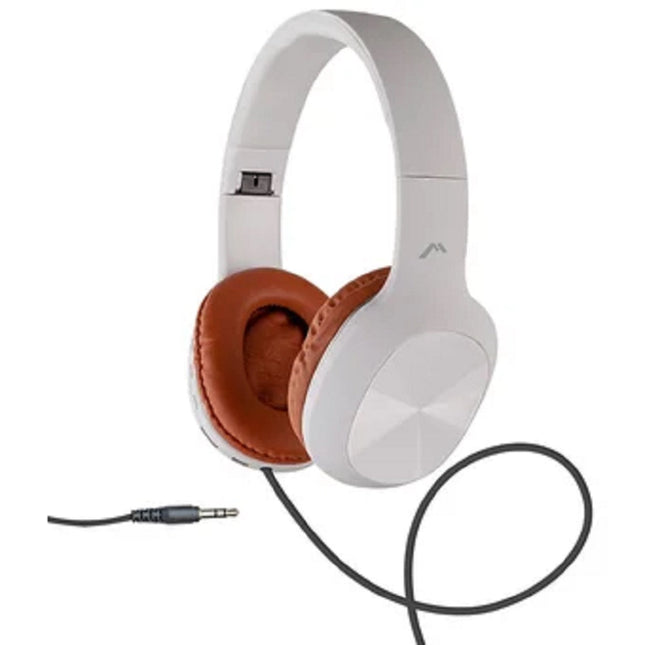 Audífonos de diadema Mitzu MH 9390WH recargables sonido HD