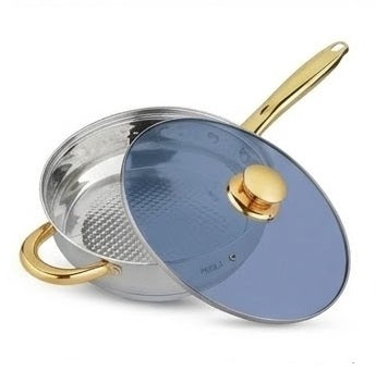 Bateria de Cocina Perla S012GABRIELA 12 Piezas Acero Inox