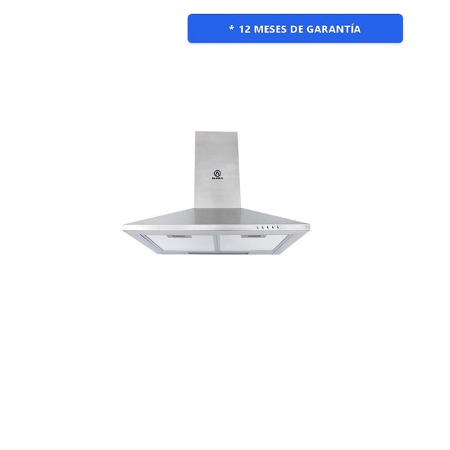 Campana extractora CM-60 decorativa de pared tipo moño de acero inoxidable