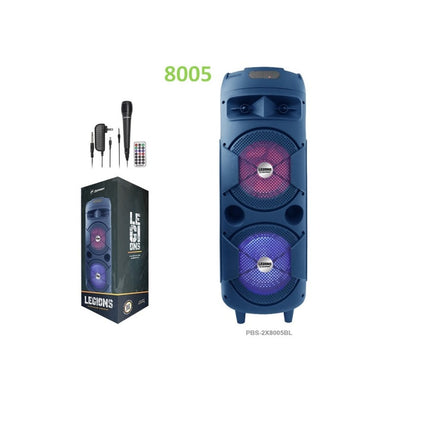 Paquete Bocina Fussion PBS-2X8005BL de 40,000W + Pantalla Smart TV Hyundai HYLED4325RIM 43" Full HD HDMI USB