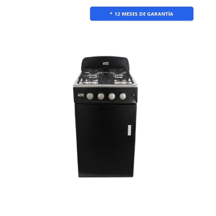 Parrilla de gas Super Flama ANA GAB con gabinete 4 Quemadores Negro