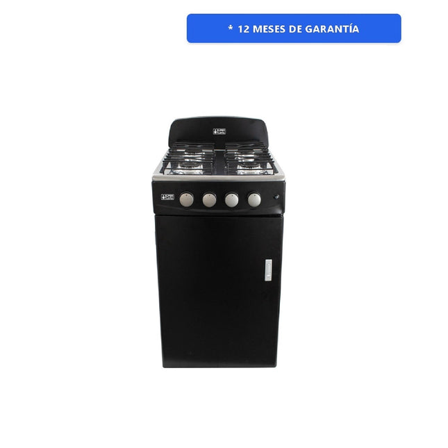 Parrilla de gas Super Flama ANA GAB con gabinete 4 Quemadores Negro
