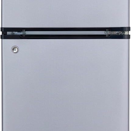 Frigobar Midea MDRT87CCDLS dos puertas Lake Silver 3.4 Pies Cúbicos