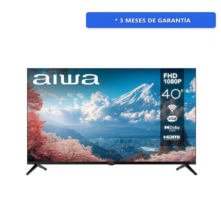 Pantalla Aiwa AW40B4SMRK Smart TV de 40'' Roku LED Full HD