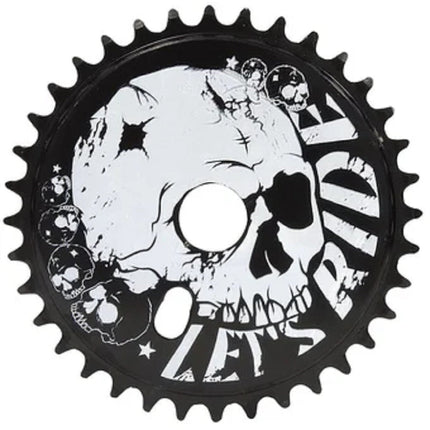 DISCO ESTRELLA PLATO ACERO NEGRO 44 DTS CALAVERA 2.2MM CHIDM28 43202211