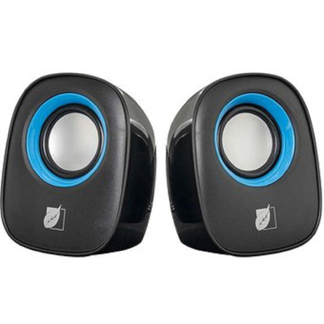 BOCINAS MINI AMPLIFICADAS GREEN LEAF 18-9144BK NEGRO