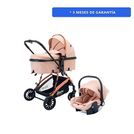 Carriola D Bebe Travel System Urban Go Beige