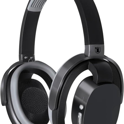 Audífonos Diadema Kaiser KHL-5504BK Bluetooth Recargables Airy Rubber con Extra Comfort y Micrófono Manos Libres Negro
