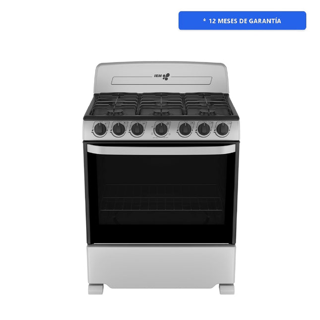 Estufa IEM Mercury EI3520BAPS1 de piso de 76cm Plata