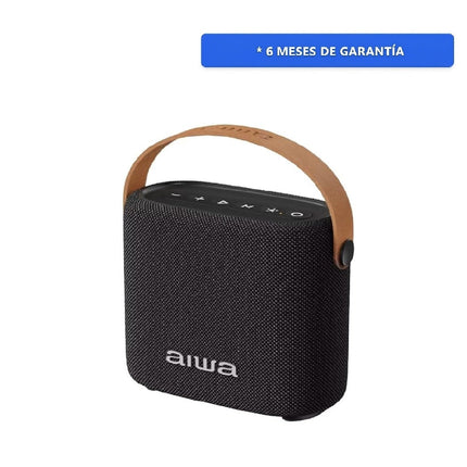 Bocina Portátil AIWA IPX4 AWS70BTB Bluetooth 5.3 con 14W, luz LED de Atardecer, batería 2000 mAh