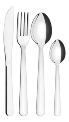 Juego de Cubiertos Tramontina 32200205 Malibú 24 Piezas Acero Inox
