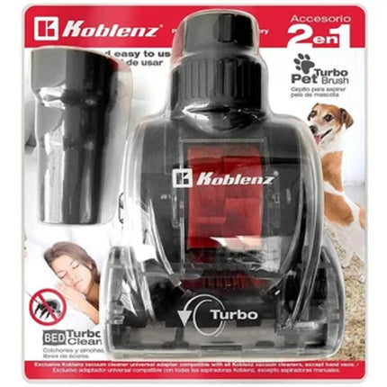 Cepillo Aspirador Pelo De Mascotas Koblenz Pet Turbo Brush
