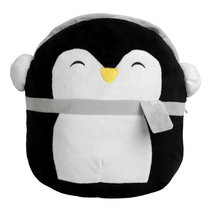 ISP-SQUISHY PELUCHE CON BOCINA PORTÁTIL INCORPORADA PINGUINO