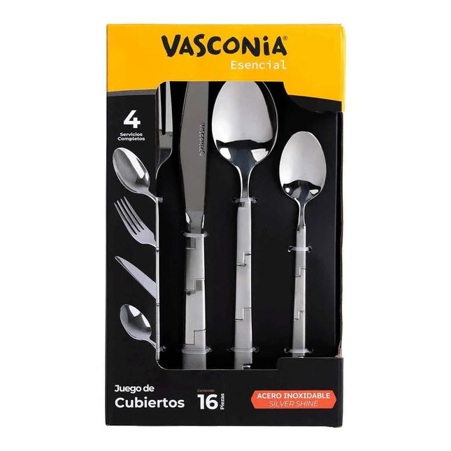 Juego de Cubiertos Vasconia PUZZLE CUB16 de 16 PZS