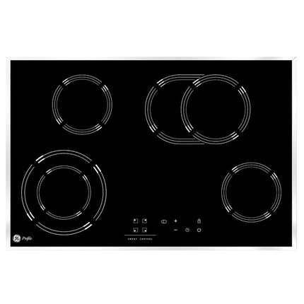 Parrilla  GE Profile PP930SMSS Vitrocerámica 76cm Vidrio Negro