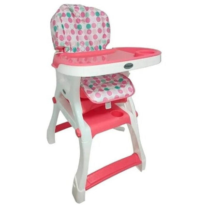 Silla Alta Prinsel 1056 A IY Kinder City Circulos Rosa