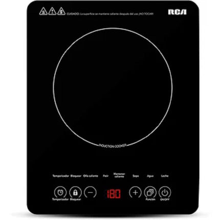 Parrilla RCA RC-12A3 de Inducción Eléctrica 1 Quemador 8 Niveles 1200W