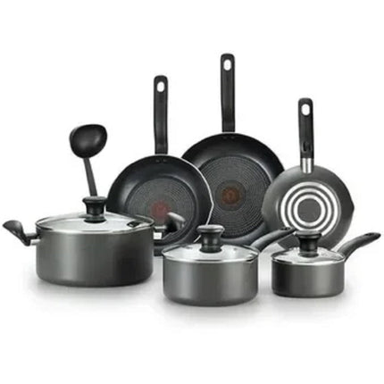 Baterial T-Fal B208SA64 INITIATIVES 10 Piezas Negro