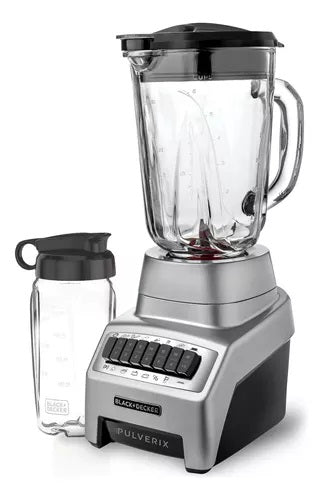 Licuadora Black & Decker Pulverix 12 Vel BL1140MS-MX Plateado 700 W