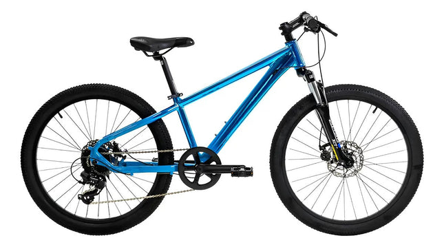 Bicicleta Alubike 24 Sierra 8 Velocidades De Aluminio - Unico Azul M