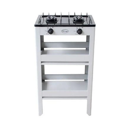 Parrilla Fraga de Anaquel P906 2 Quemadores NEG/GRIS