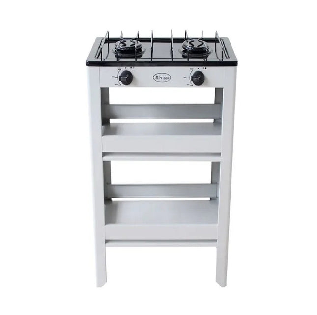 Parrilla Fraga de Anaquel P906 2 Quemadores NEG/GRIS