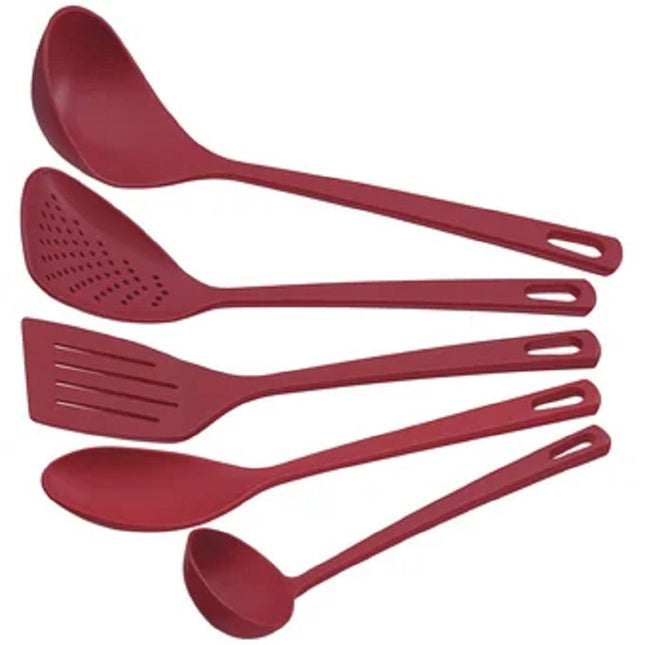 Juego De Utensilios Tramontina 25099/704 Easy 5 Piezas Rojos