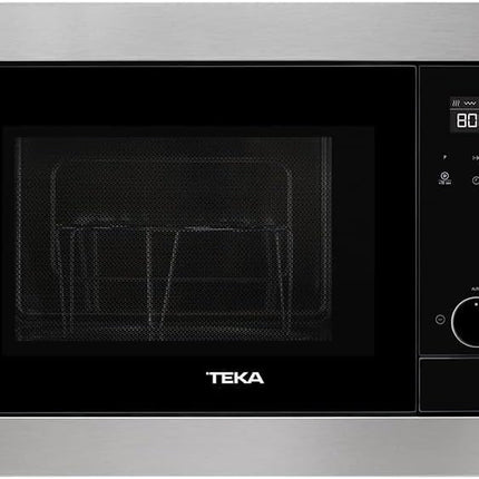 Horno de Microondas TEKA MS 620 BIS 110V.Acero inoxidable con antihuella 18 L netos.Grill de quarzo