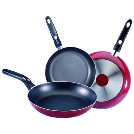 Juego de 3 Sarténes Vasconia Ecko 3 Pack 20/24/30 Rojo