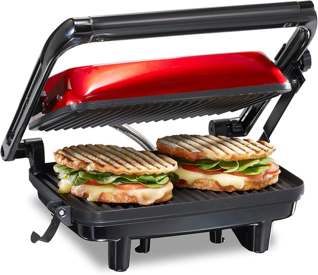 Sandwichera Hamilton Beach 25462Z Prensa para Panini  Cualquier Espesor de Sándwich