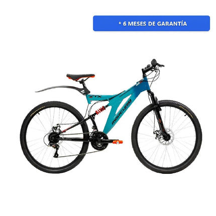 Bicicleta Mercurio Ztx Ds 21 Velocidades Rodada 26 Celeste Unitalla Único