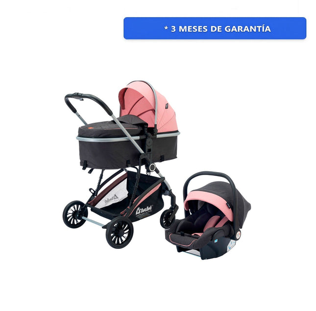 Carriola D Bebe Travel System Urban Go Rosa