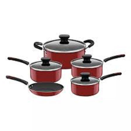 Bateria de cocina Tramontina 27899207 Rojo Padua de 5 piezas
